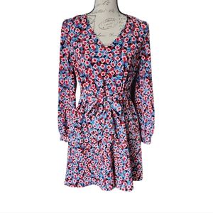 Popsugar Long Sleeve Pullover Floral Dress